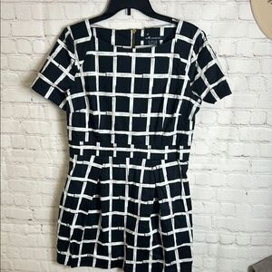 Black and White Checkered Dress